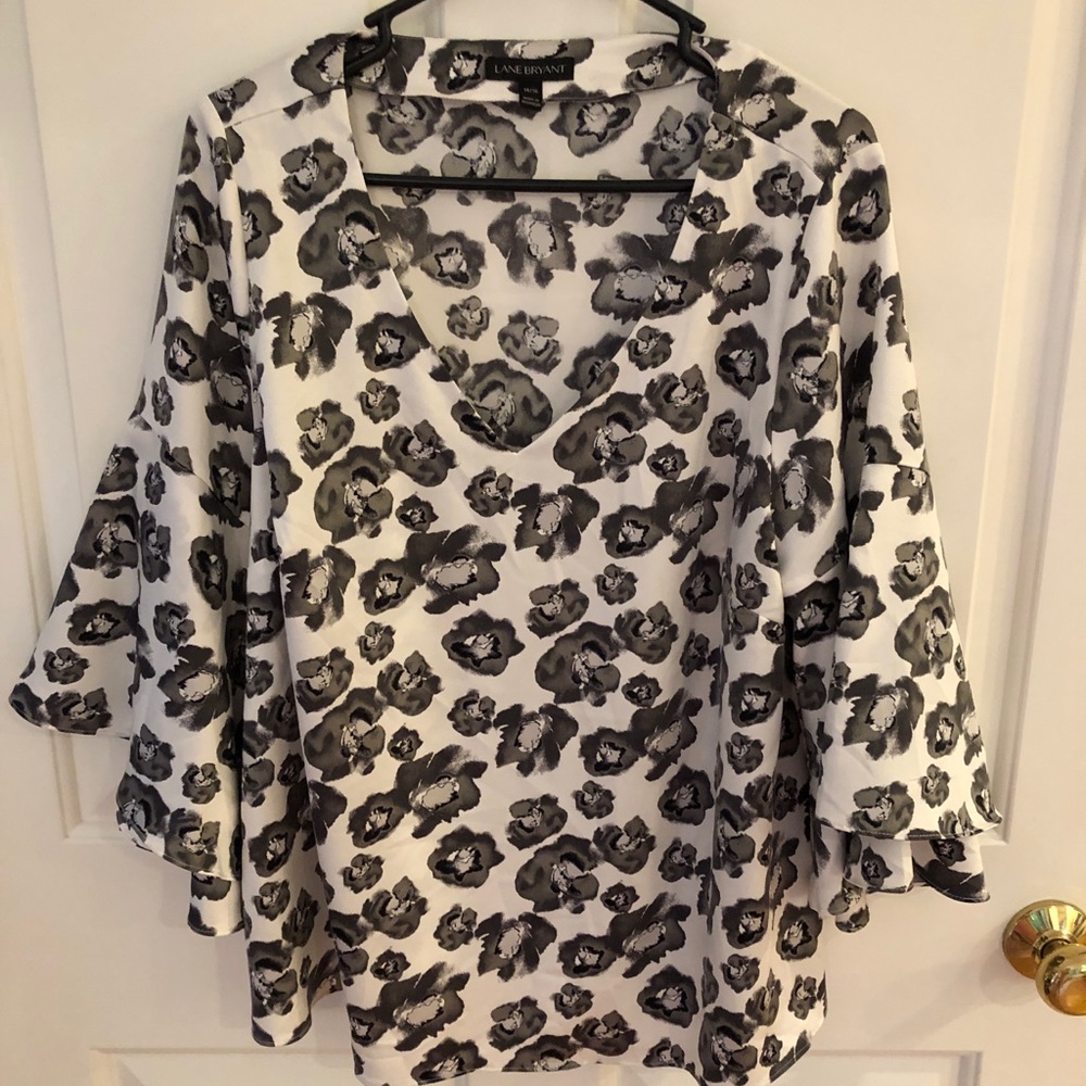 Lane Bryant Flutter Sleeve Blouse
